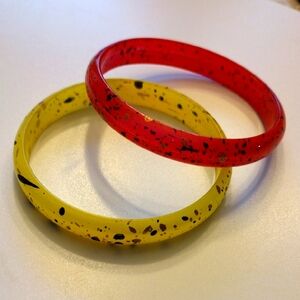 Colorful Speckled Bangles Set